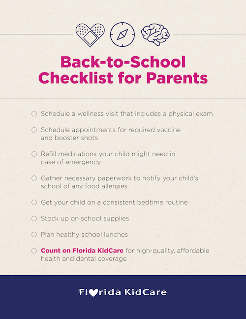 Back-to-School
Checklist for Parents